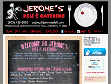 Tablet Screenshot of jeromesdeli.com
